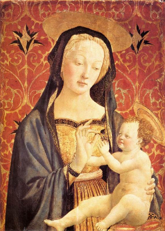 DOMENICO VENEZIANO Madonna and Child drre Sweden oil painting art